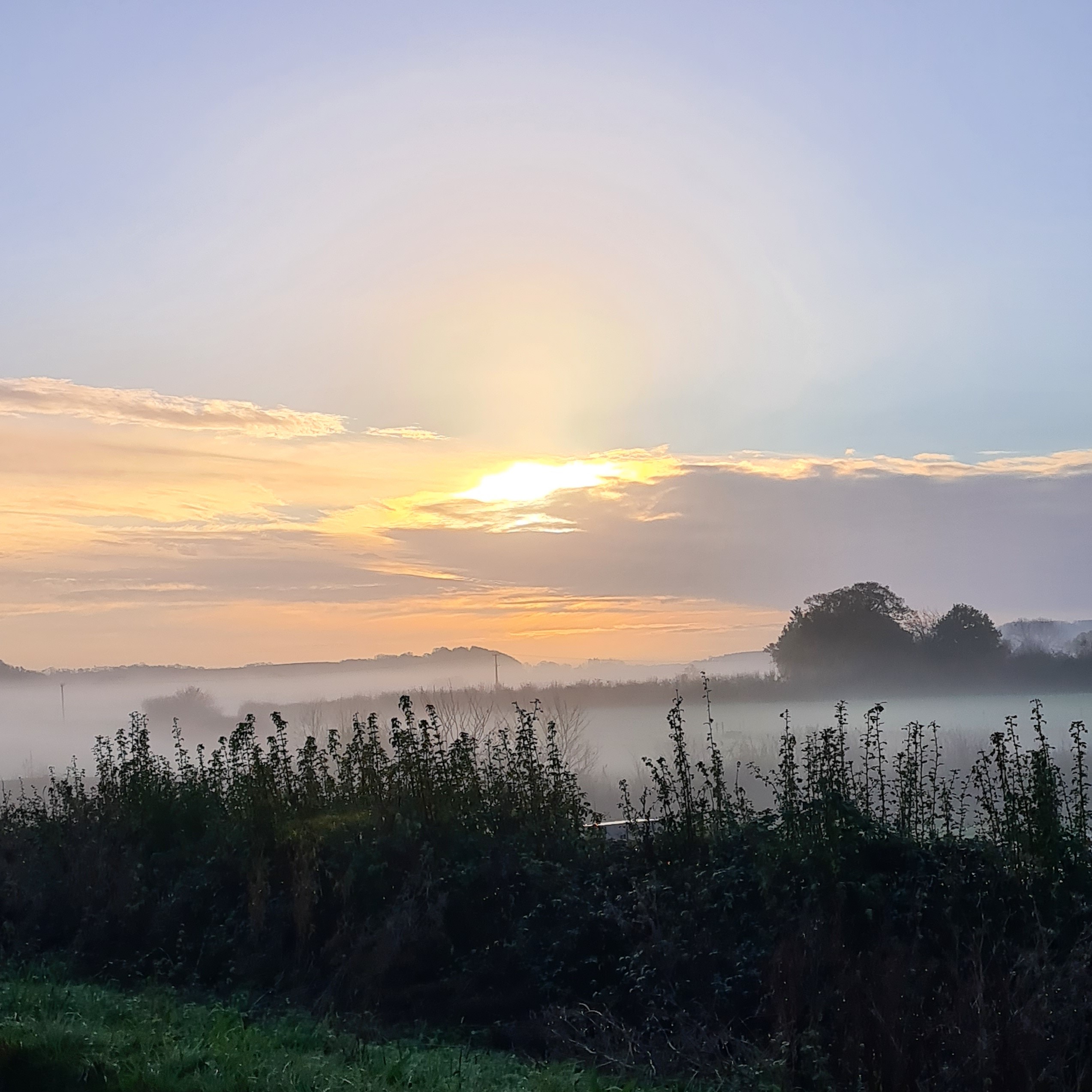 Misty morning Wotton-under-edge